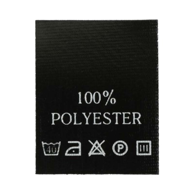 С102ПЧ 100%Polyester - составник - черный (200шт.) (0)